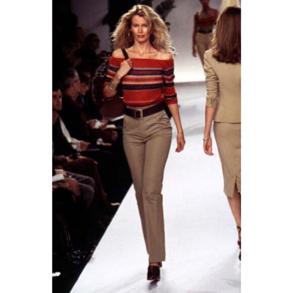 Ralph Lauren Collection Vintage Leather Bucket Bag 1997 Runway Women’s 90s Purse - Picture 2 of 15